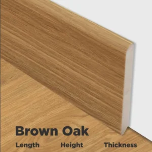 Alternative view of Plint 10cm - Brown Oak