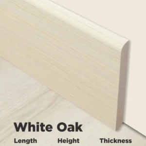 Alternative view of Plint 10cm - White Oak